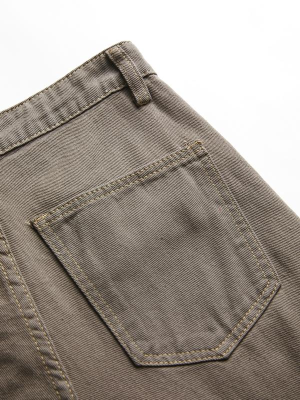 Vintage Washed Mid Rise Boyfriend Jeans Product Image