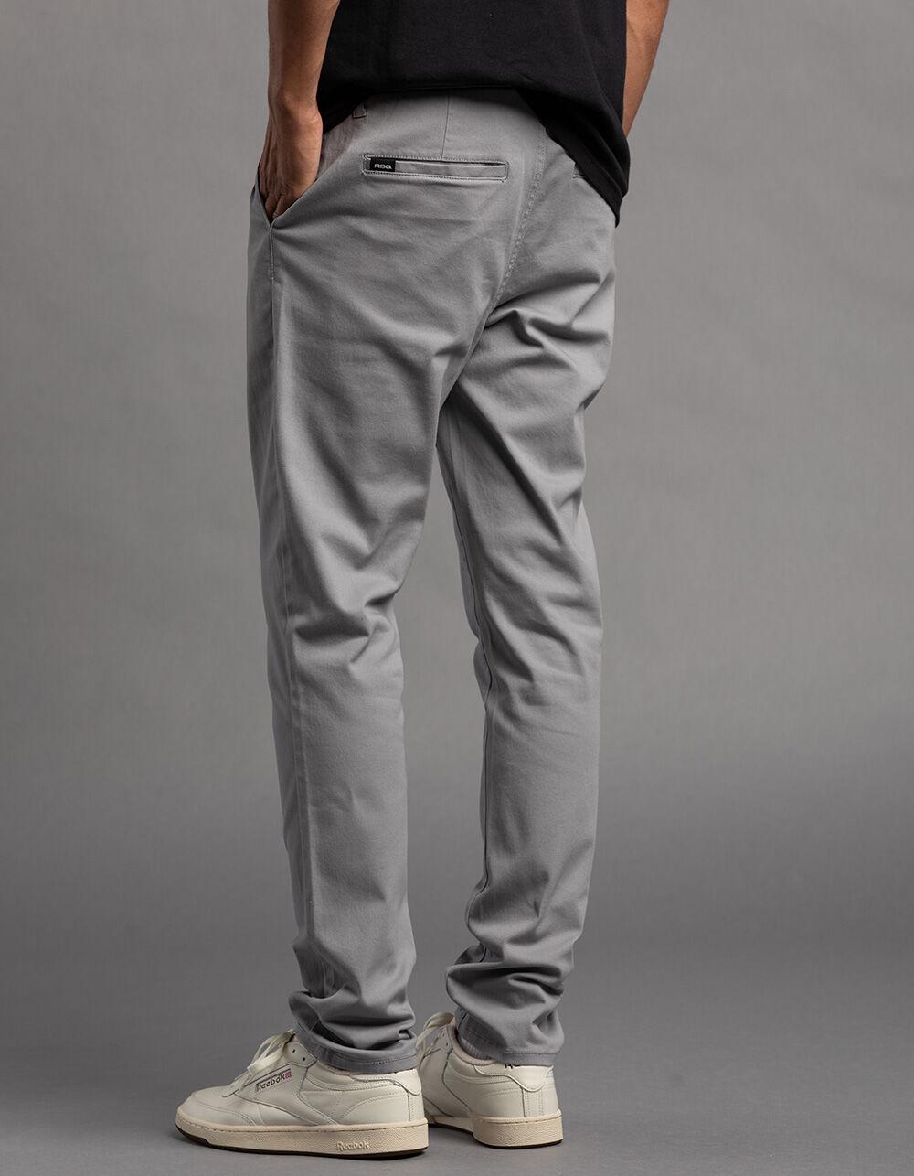 RSQ Mens Slim Taper Chino Pants - LIGHT GRAY Product Image