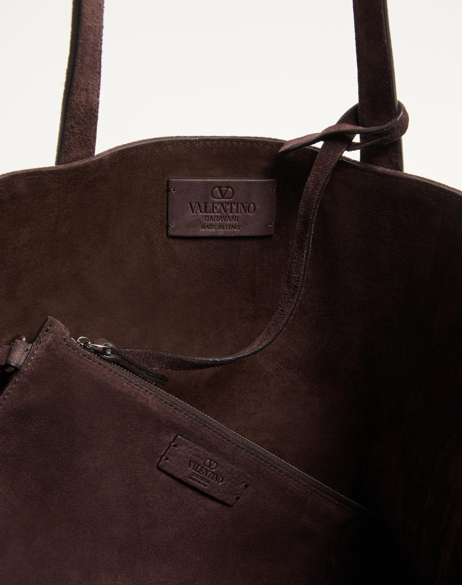 Valentino Garavani Nellcôte Large Embroidered Shopping Bag Product Image