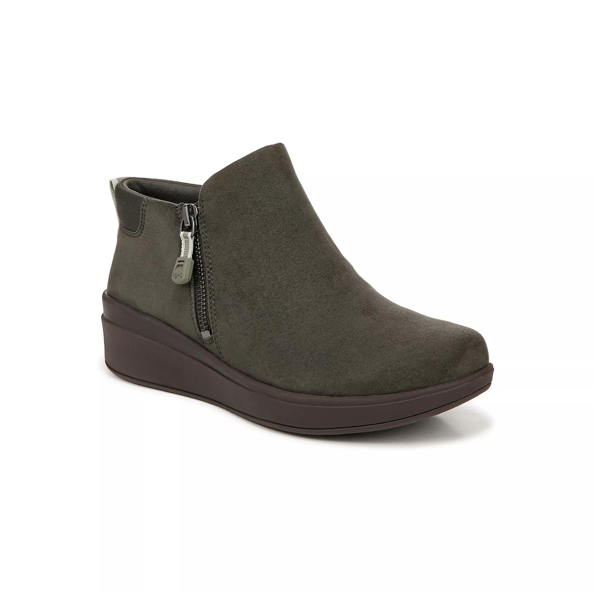 Ryka Lyrical Women's Wedge Ankle Boots, Size: 7.5, Alpine Green Product Image