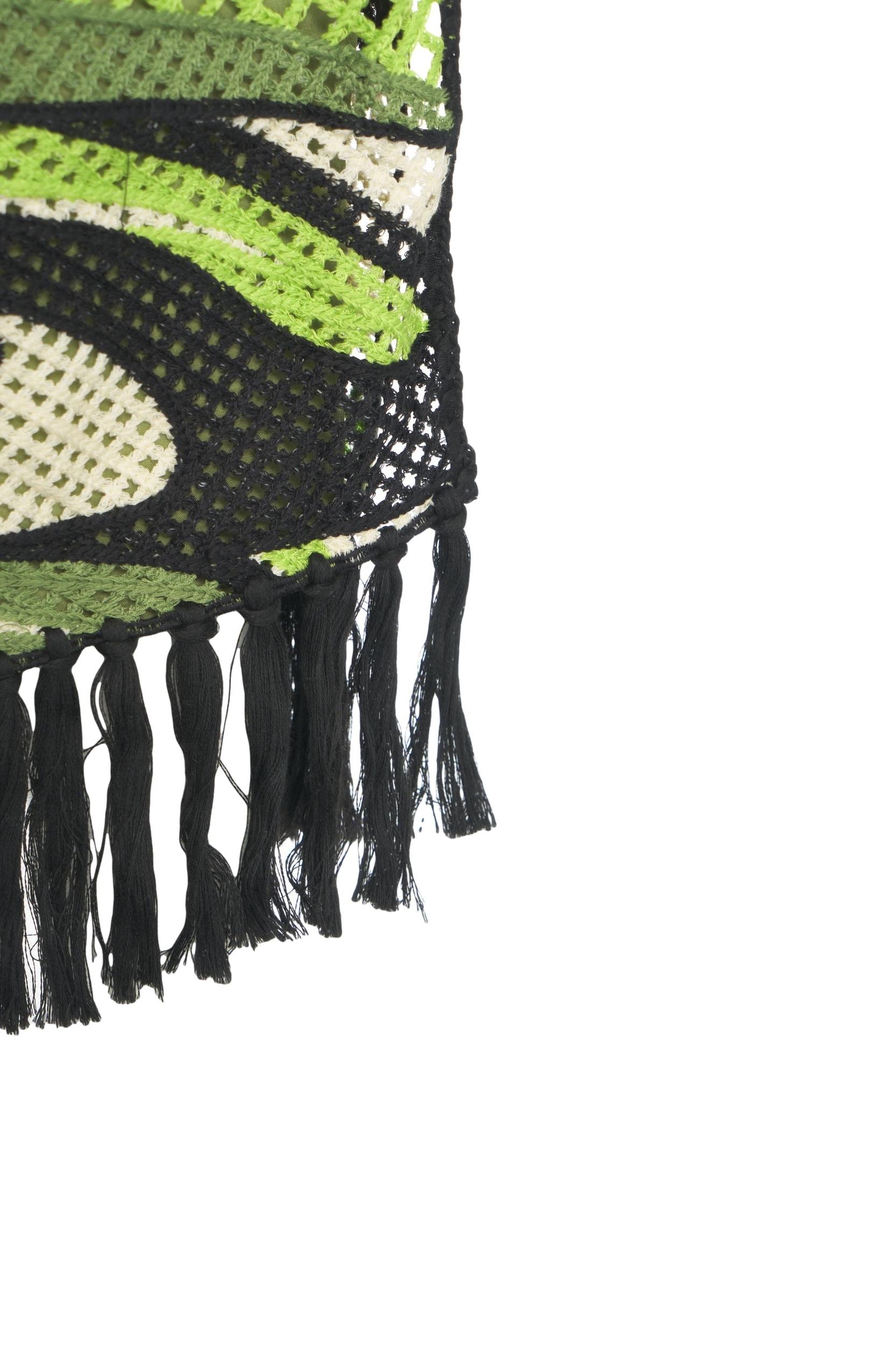 Crochet maxiskirt with fringes Product Image