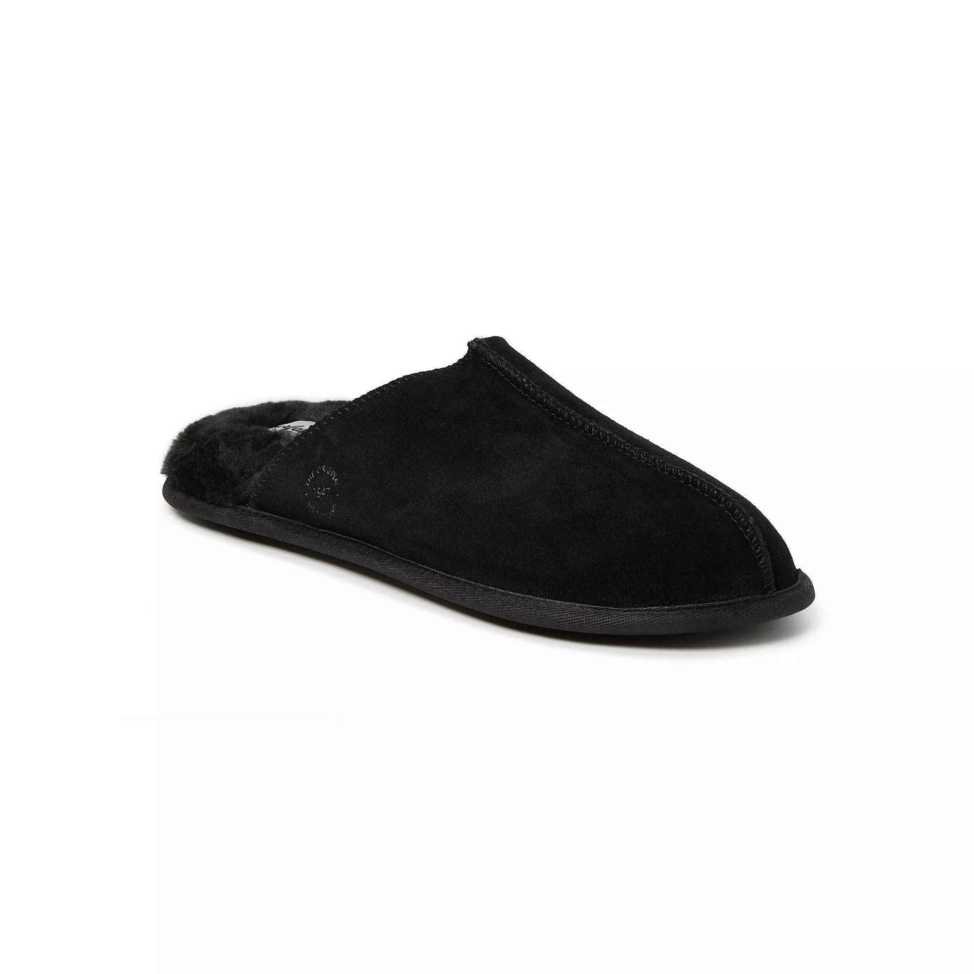 Dearfoams Suede Men's Scuff Slippers,  Product Image