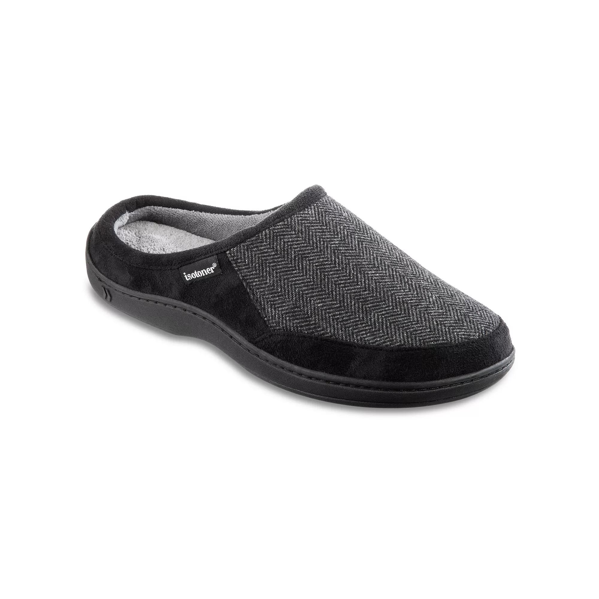 Isotoner Men's Logan Hoodback Slippers Product Image