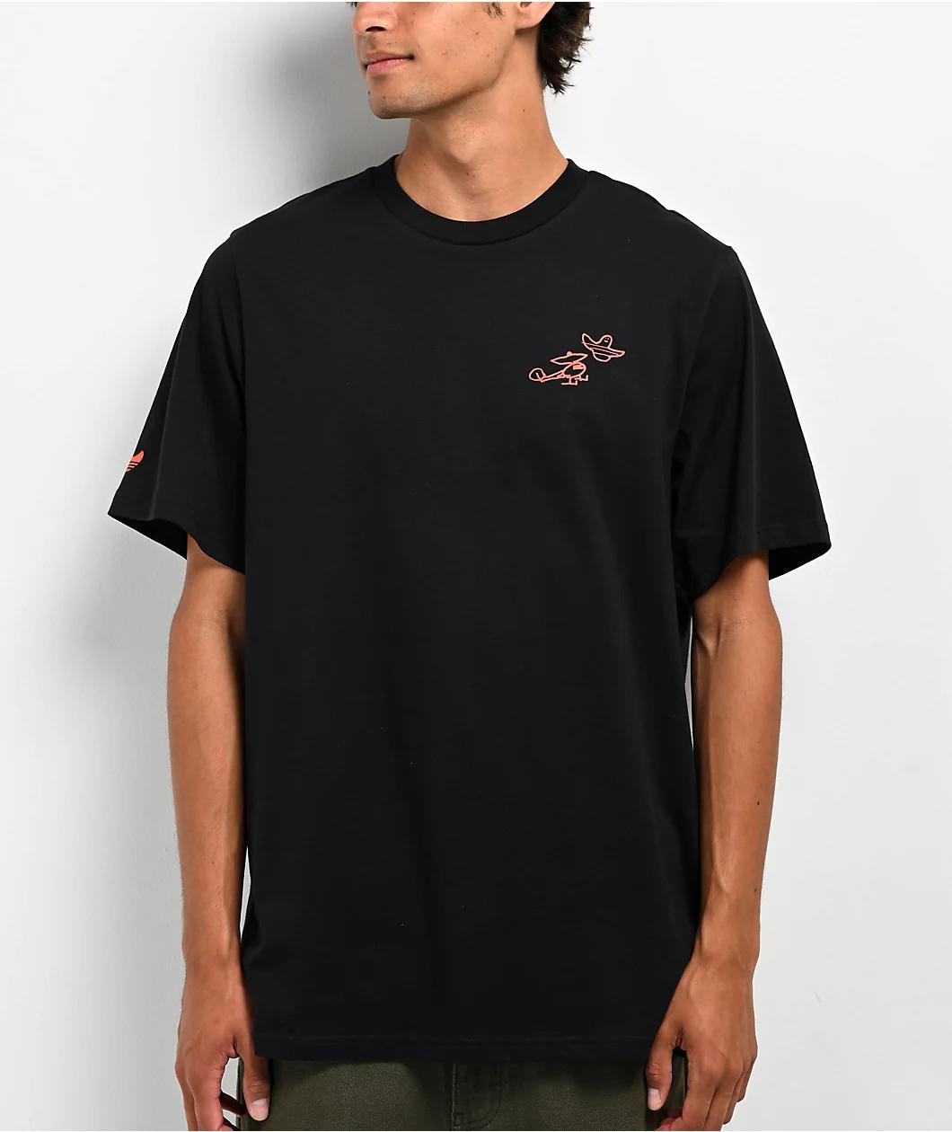 adidas Shmoofoil Big Bad City Black T-Shirt Product Image