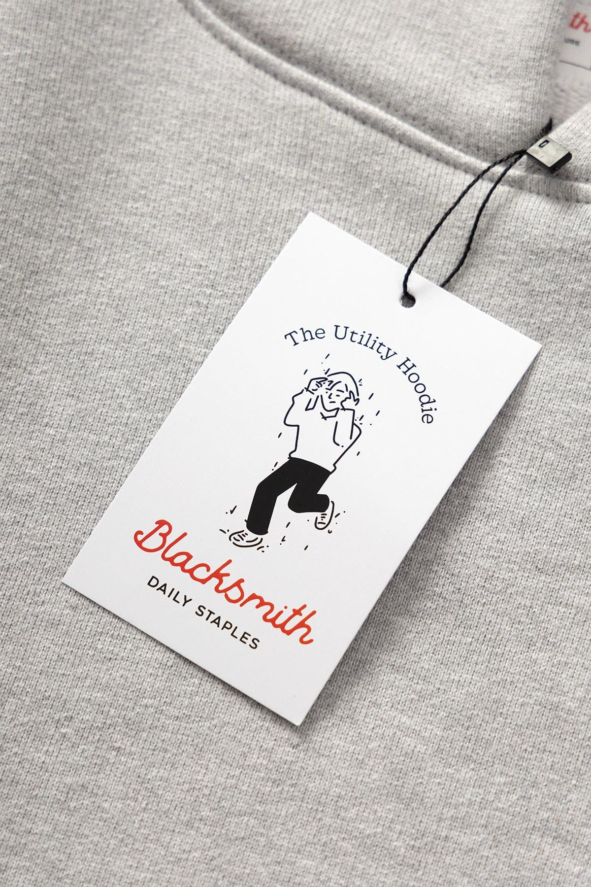 Blacksmith - 750GSM Utility Hoodie - Grey Product Image