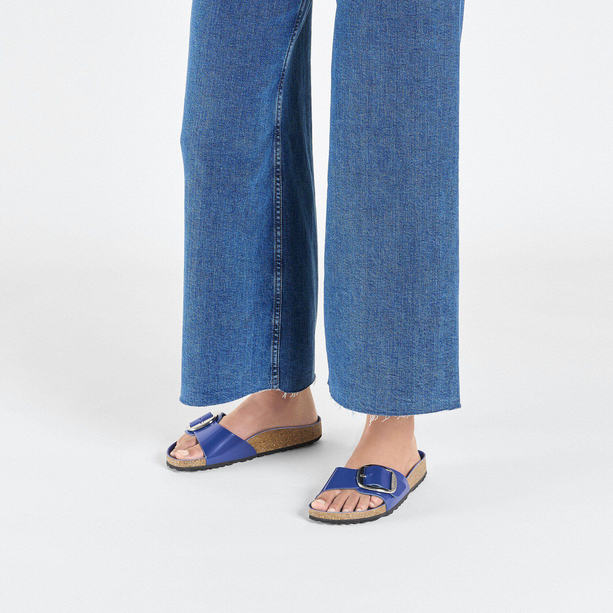 Madrid Big Buckle Natural Leather Patent Product Image