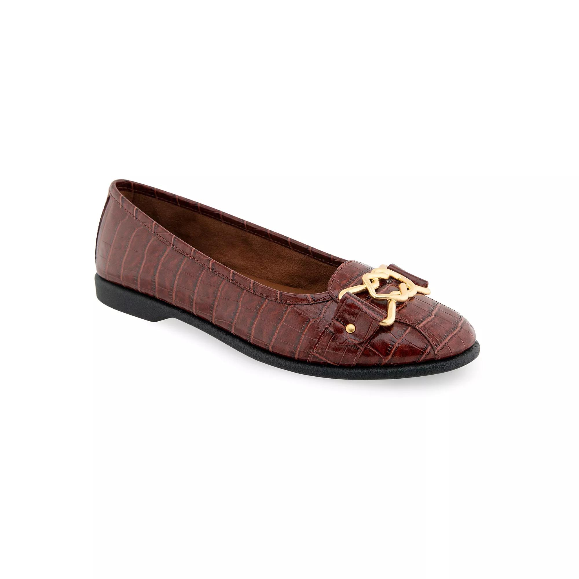 Aerosoles Bia Women's Leather Ballet Flats,  Product Image