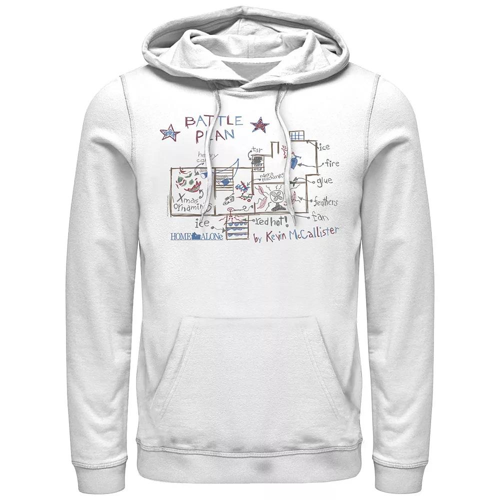 Men's Home Alone Kevin's Battle Plan Graphic Hoodie,  Product Image