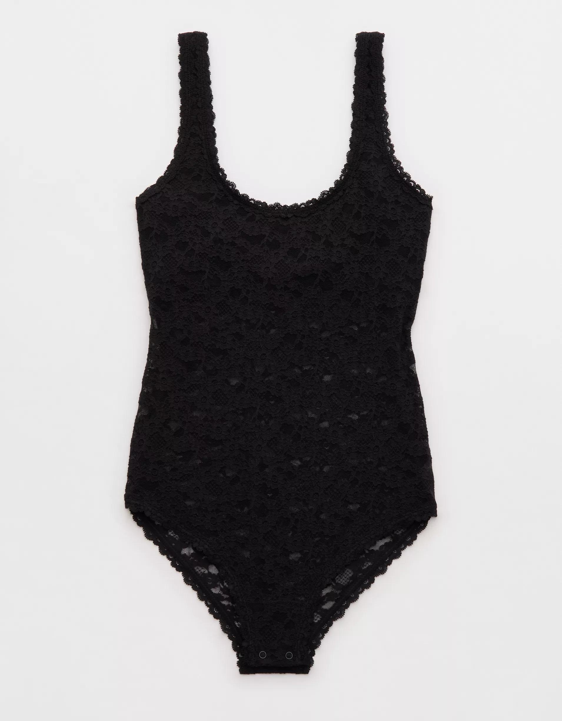 Show Off Vintage Lace Scoop Bodysuit Product Image