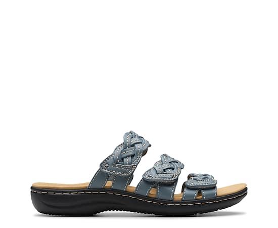 Clarks® Womens Laurieann Rio Leather Slide Sandals, Women's,  Product Image
