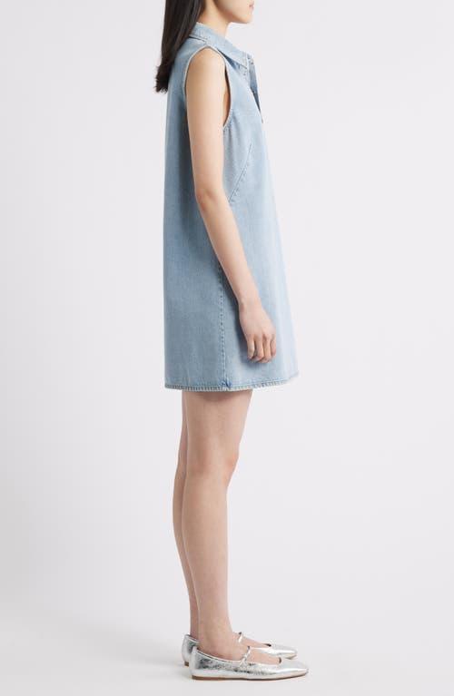 FRAME The City Shift Denim Dress In Blue Product Image