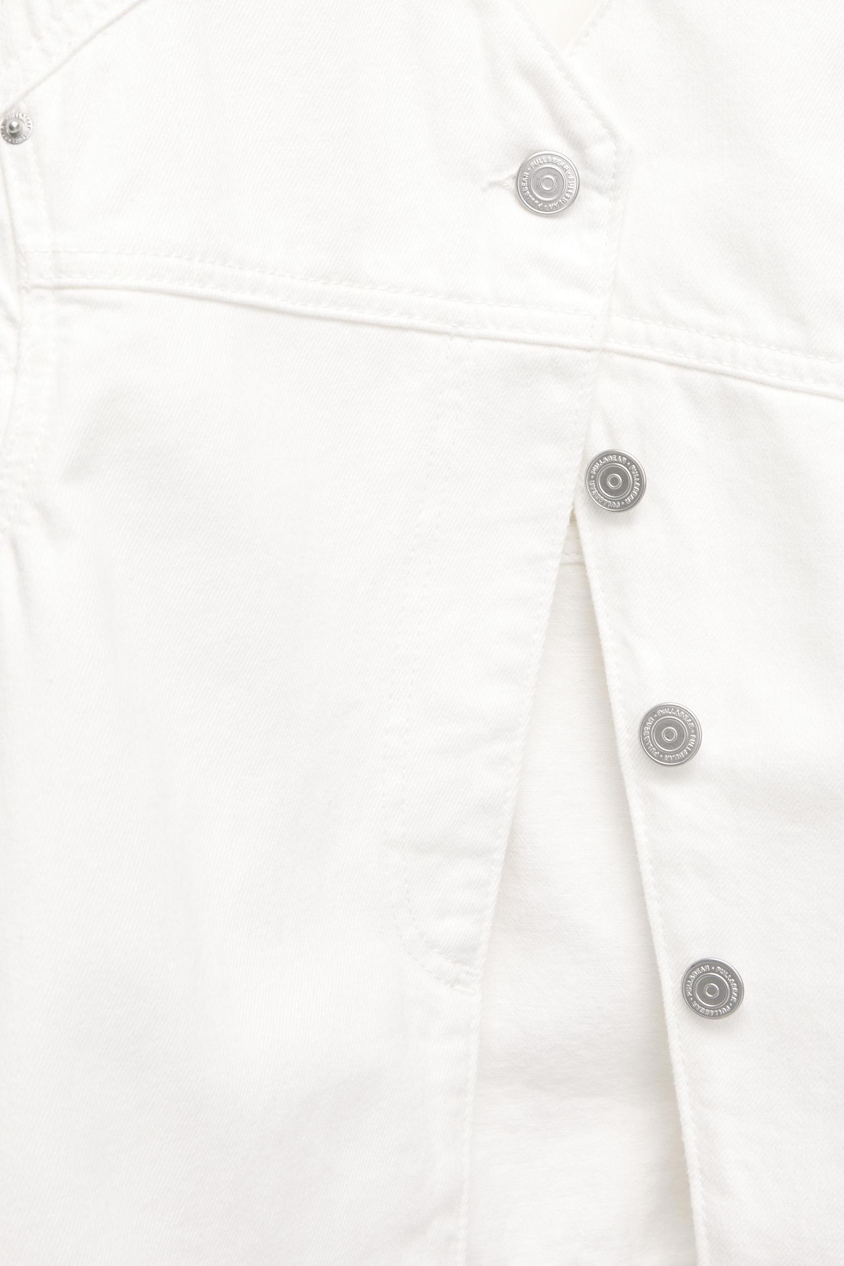 White denim top Product Image