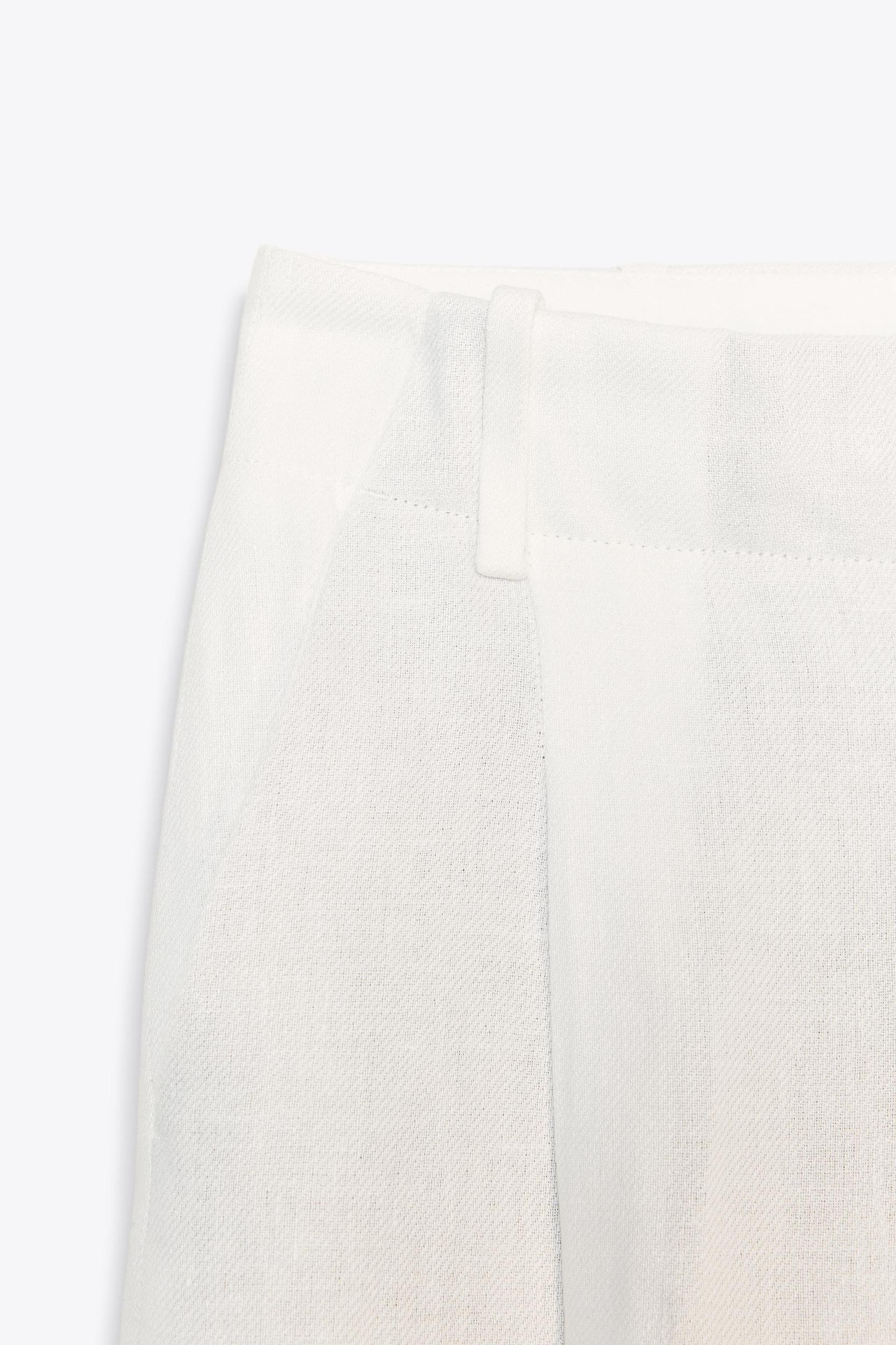 ZW COLLECTION LINEN BLEND PANTS Product Image