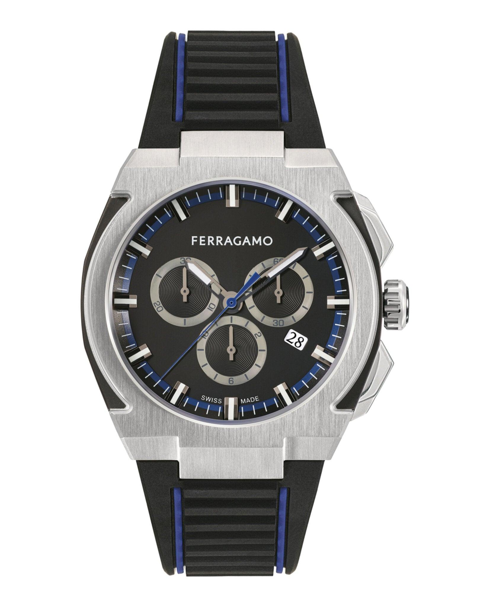 Ferragamo Supreme Chrono Silicone Watch Product Image