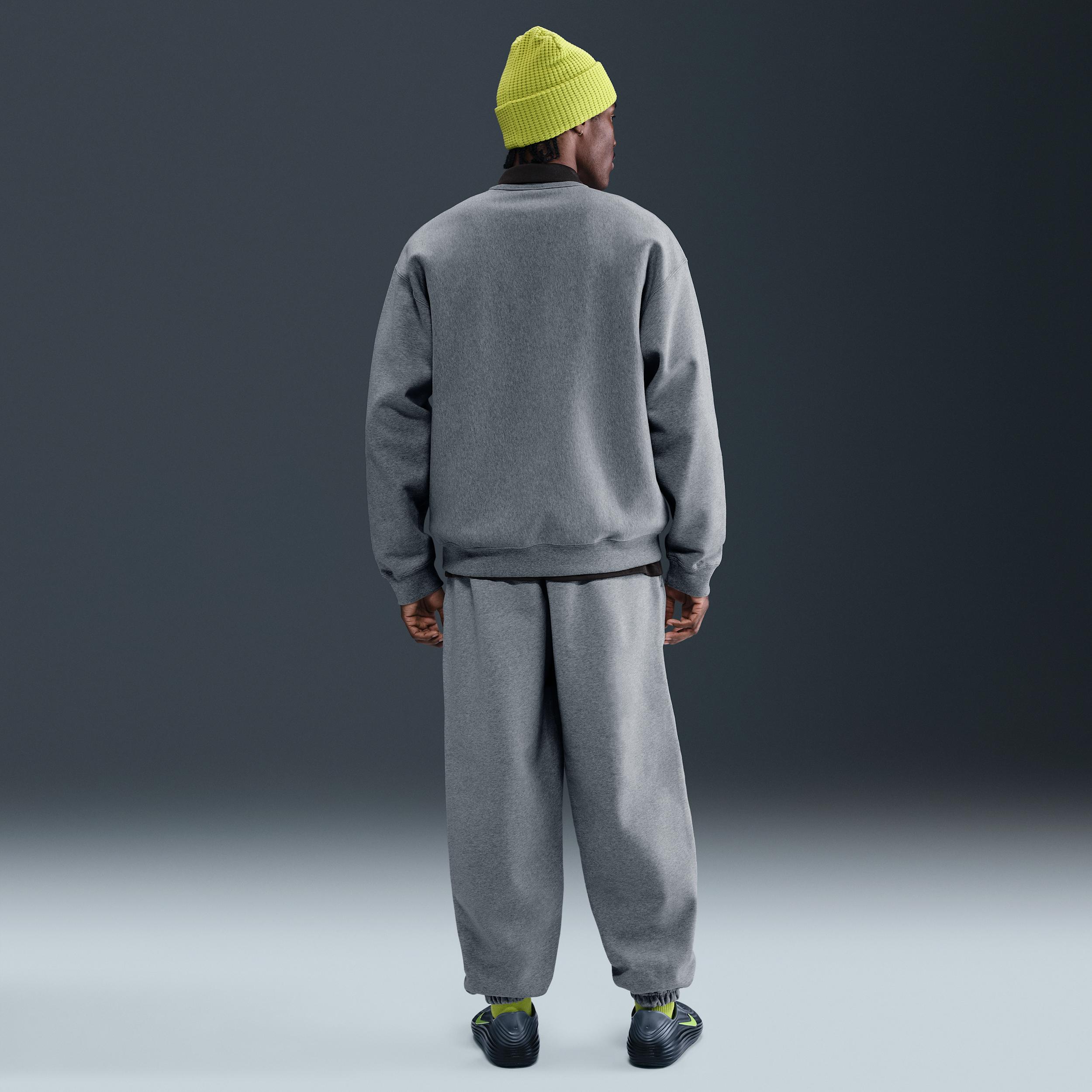 Nike Mens Solo Swoosh Fleece Crew | HV1086-063 Product Image