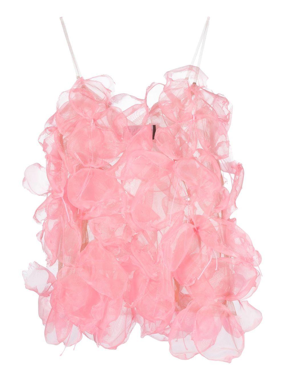 semi-sheer layered top Product Image