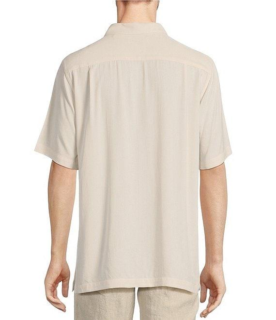 Caribbean Chest Stripe Short Sleeve Woven Shirt Product Image