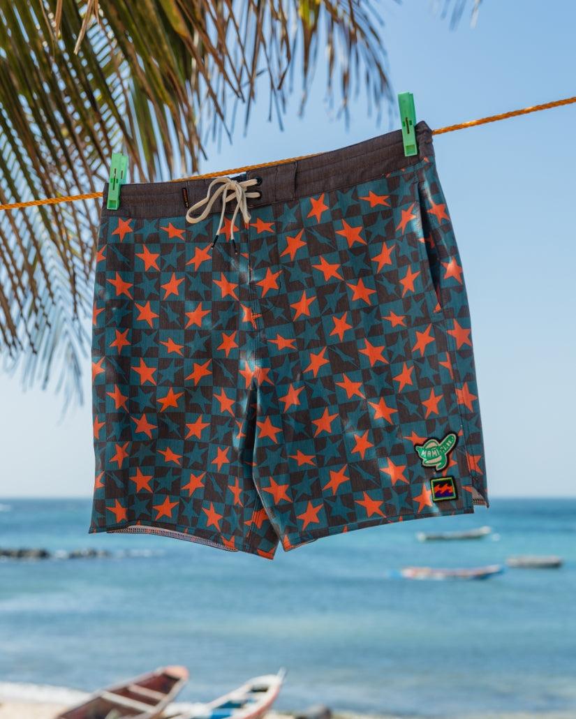 73 Lo Tide 18" Boardshorts - Mist Green Male Product Image