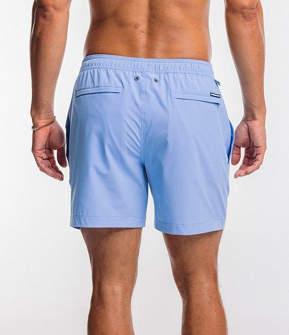 Southern Tide Solid Tonal 2.0 6#double; Inseam Swim Trunks Product Image