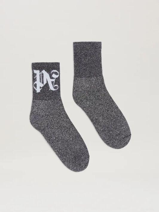 MONOGRAM LUREX SHORT SOCKS Product Image