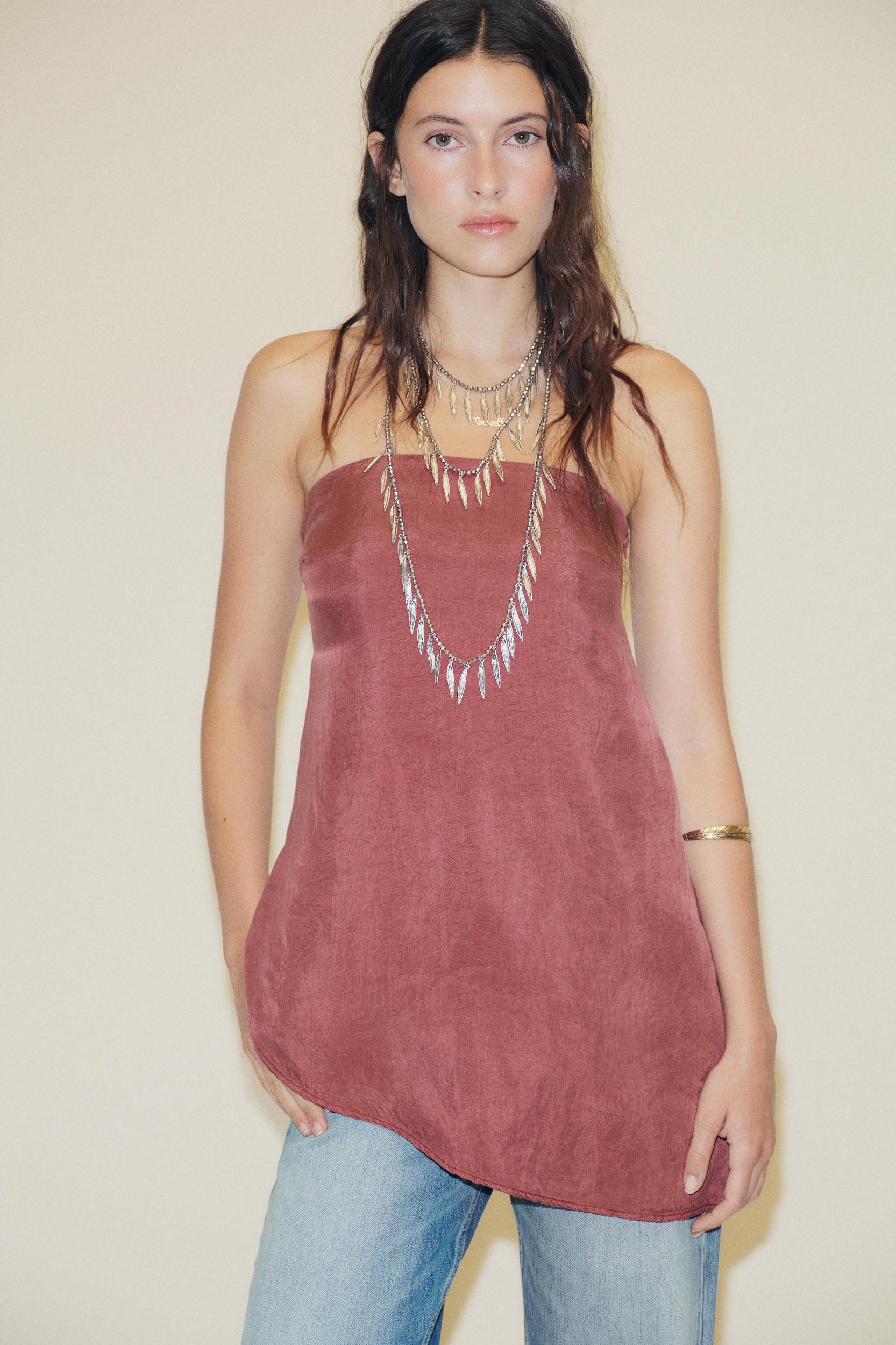 ASYMMETRIC BANDEAU TOP Product Image