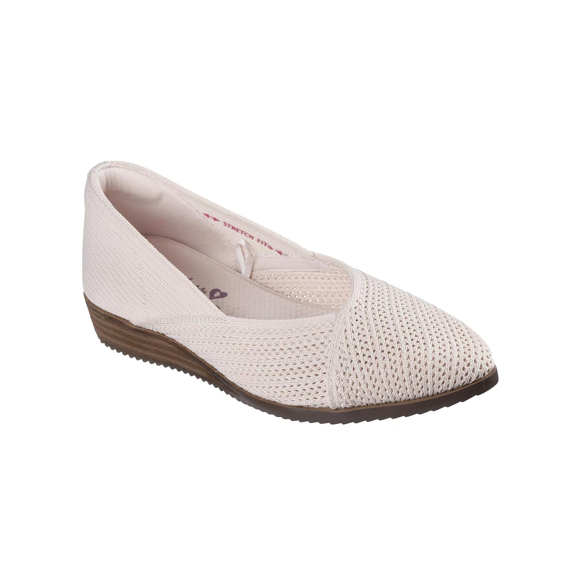 Skechers Cleo® Sawdust Sweet Sensation Women's Shoes, Size: 8.5, Natural Product Image