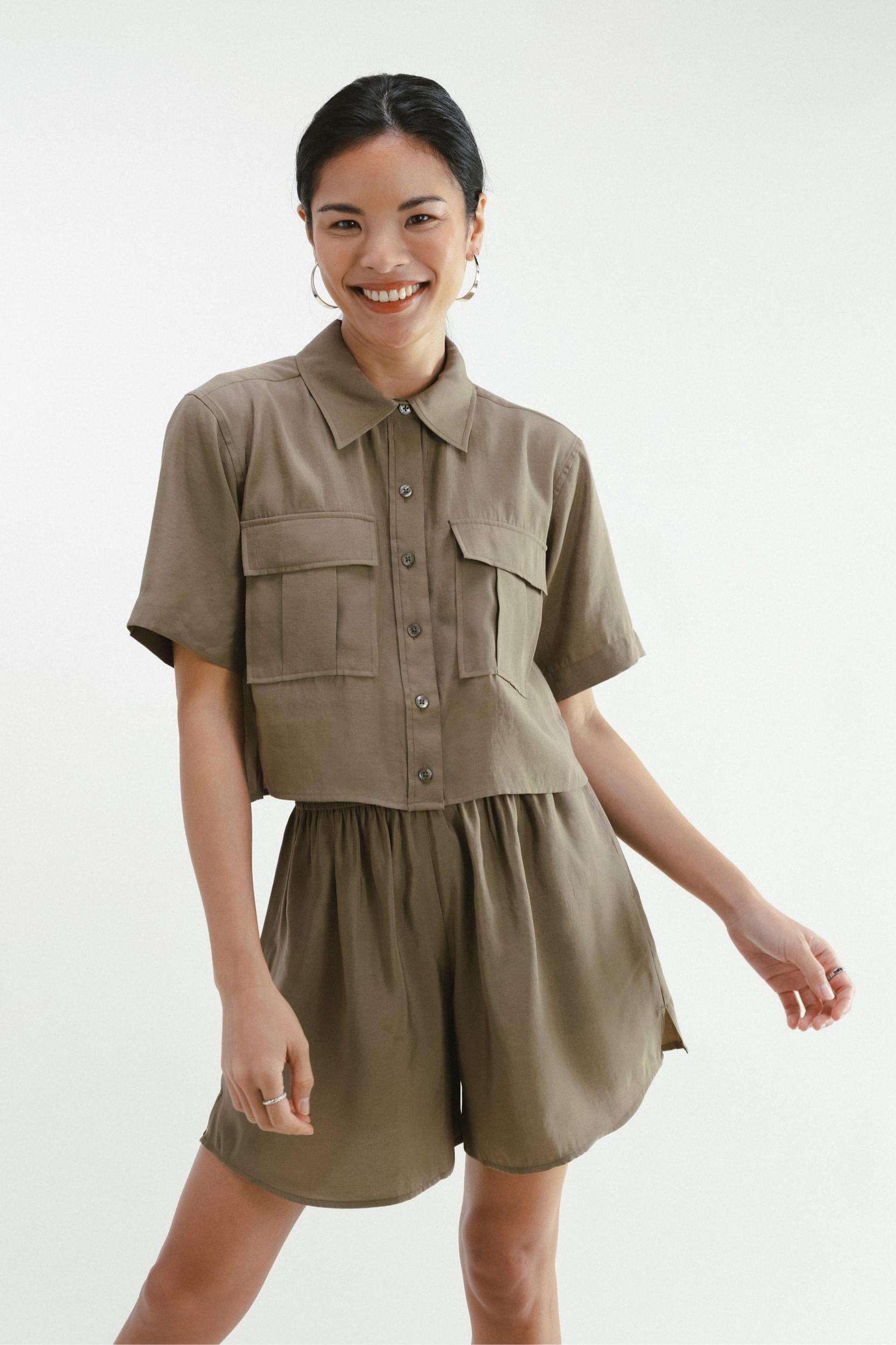 Playful Short - Olive Product Image
