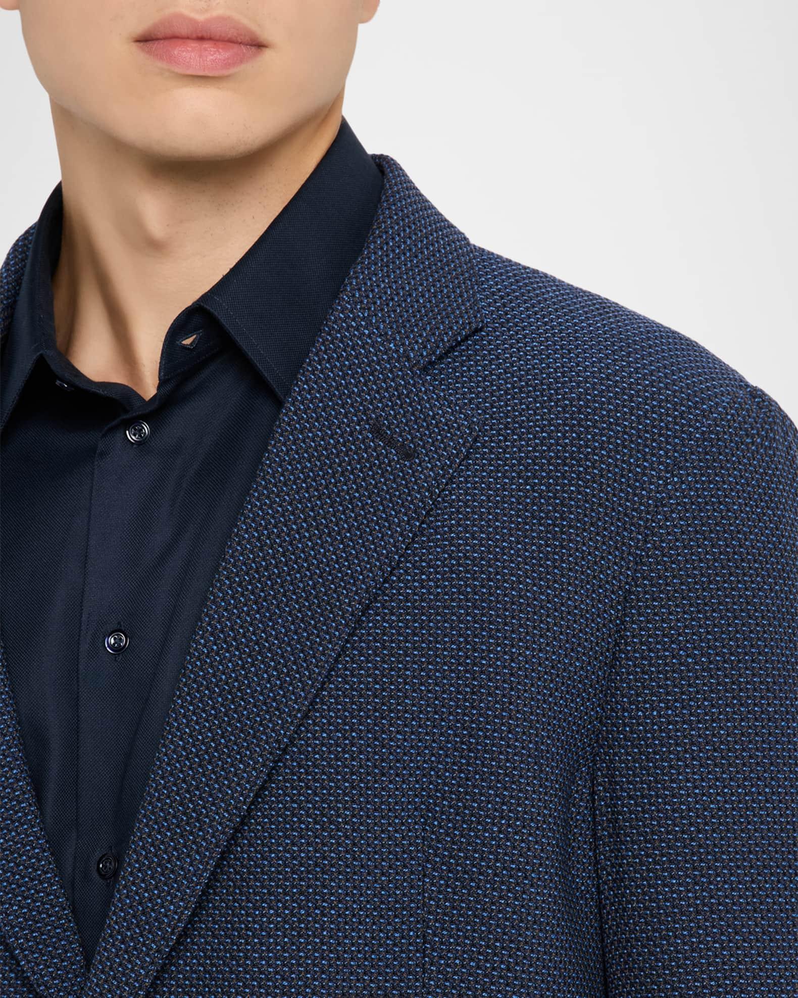 Men's Jacquard Wool Soft Sport Coat Product Image