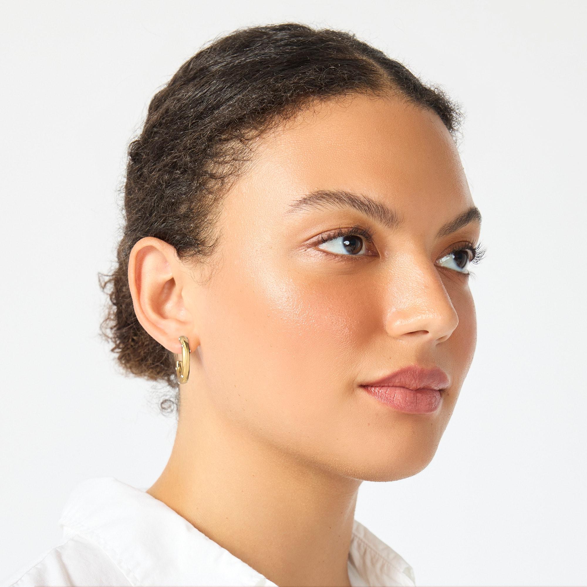 Nautical links hoop earrings set Product Image