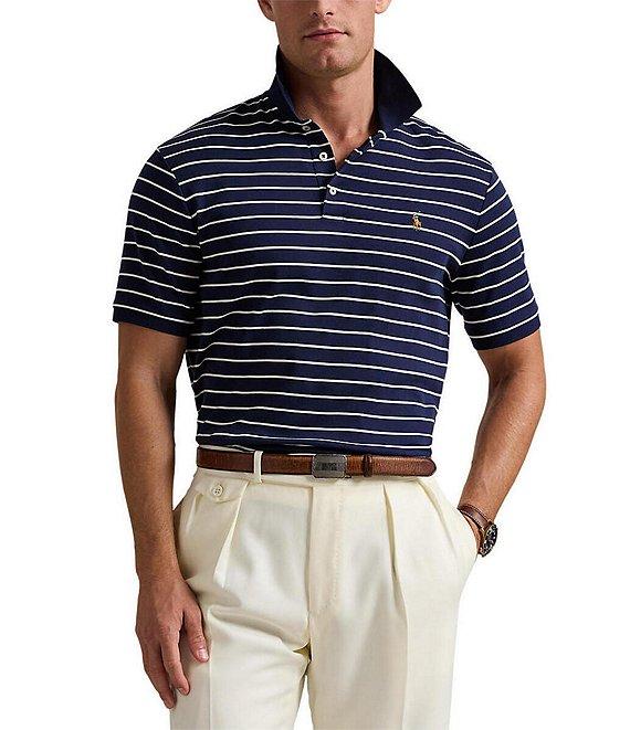 Polo Ralph Lauren Classic Fit Striped Short Sleeve Cotton Polo Shirt Product Image