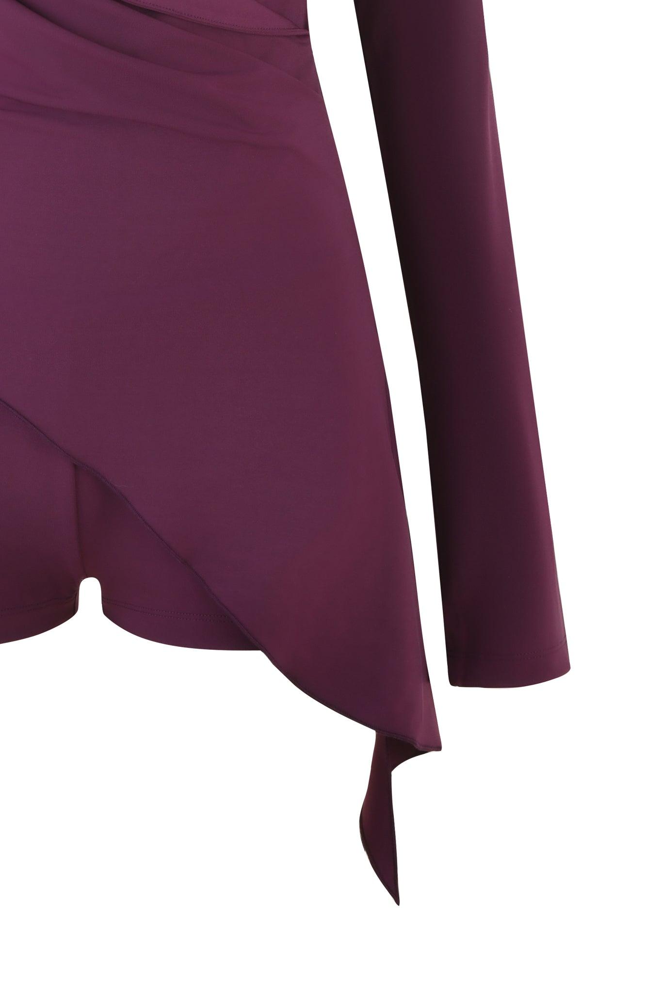 IRINA PLAYSUIT - PURPLE : PLUM Product Image