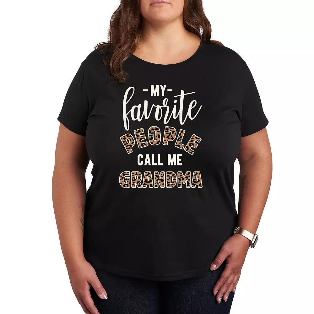 Plus Favorite People Grandma Graphic Tee, Women's,  Product Image