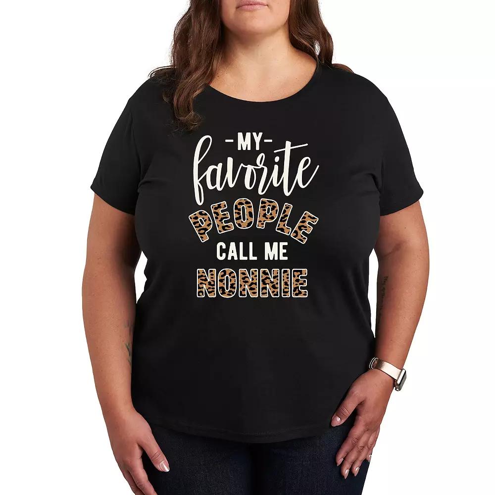 Plus Favorite People Nonnie Graphic Tee, Women's,  Product Image