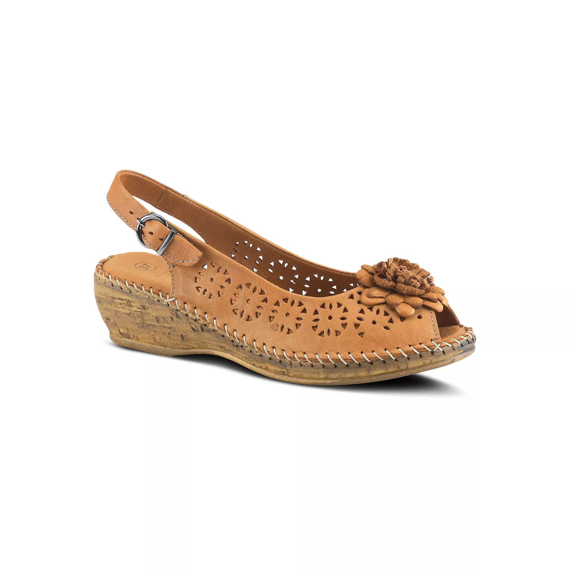 Spring Step Belford Women's Leather Slingback Sandals, Size: 40, Camel Product Image