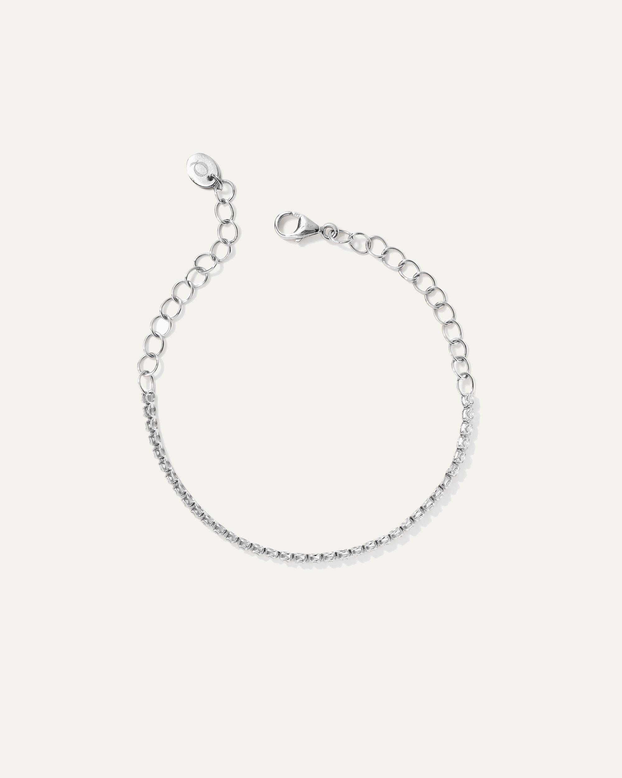 Quince | Women's 14K Gold Diamond Petite Tennis Bracelet Product Image