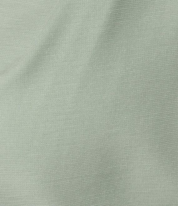 Anne Klein Plus Size Round Neck Pleated Cap Sleeve Top Product Image