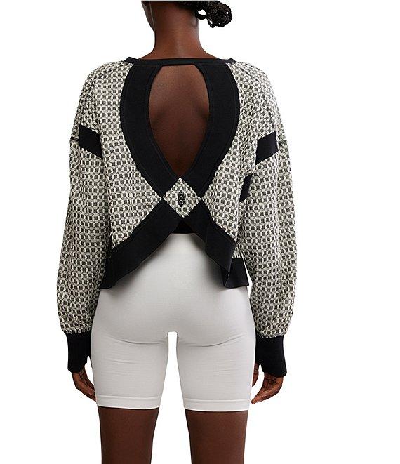 FP Movement My Time Reversible Textured Scoop Neck Long Sleeve Tee Product Image