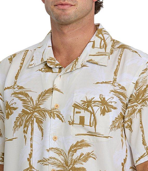 Quiksilver Off The Grid Short Sleeve Woven Button Front Shirt Product Image