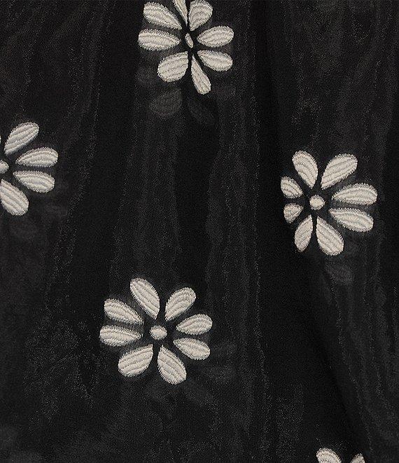 Buru Teagan Tiered Floral Coordinating Midi Skirt Product Image