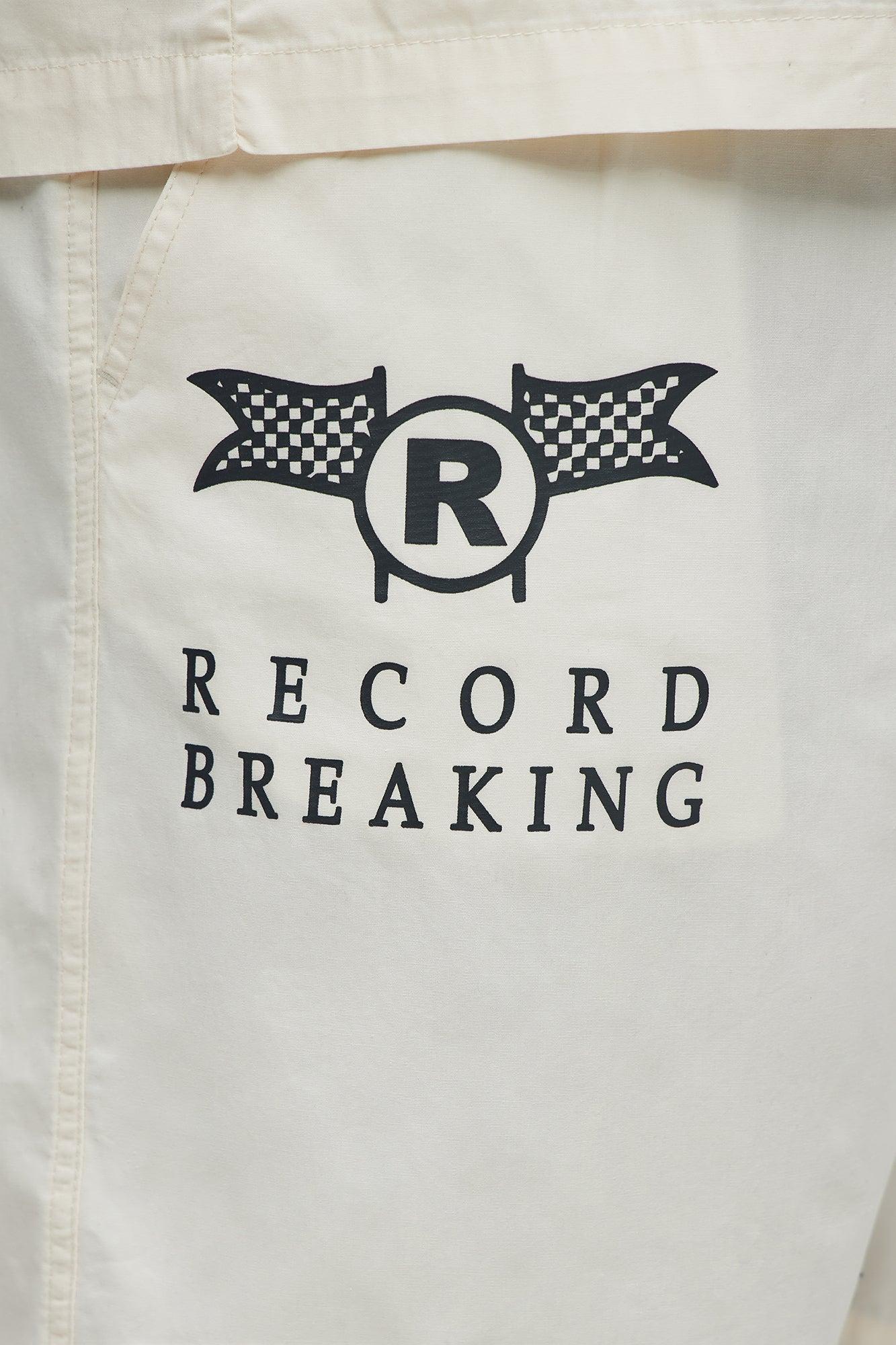 Racing Club Relaxed Drawstring Shorts - Cream Product Image