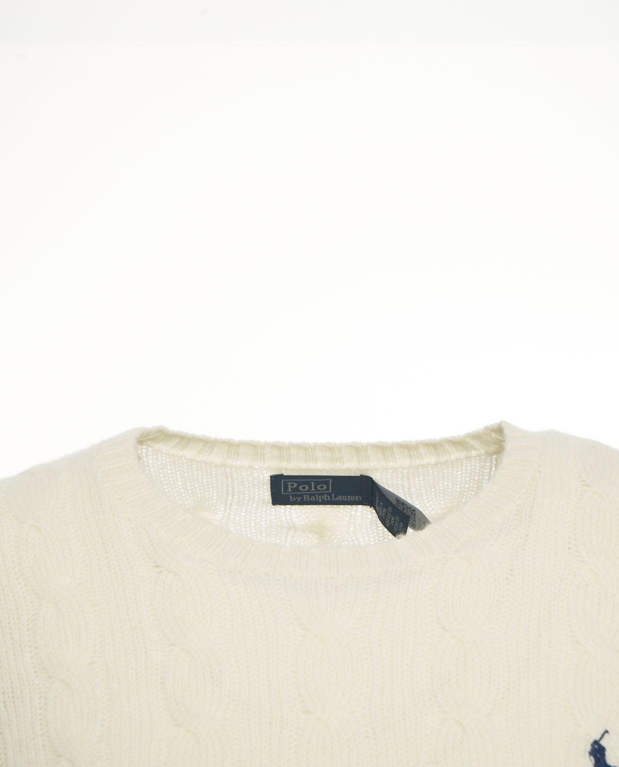 Sweater with cable knit pattern Product Image