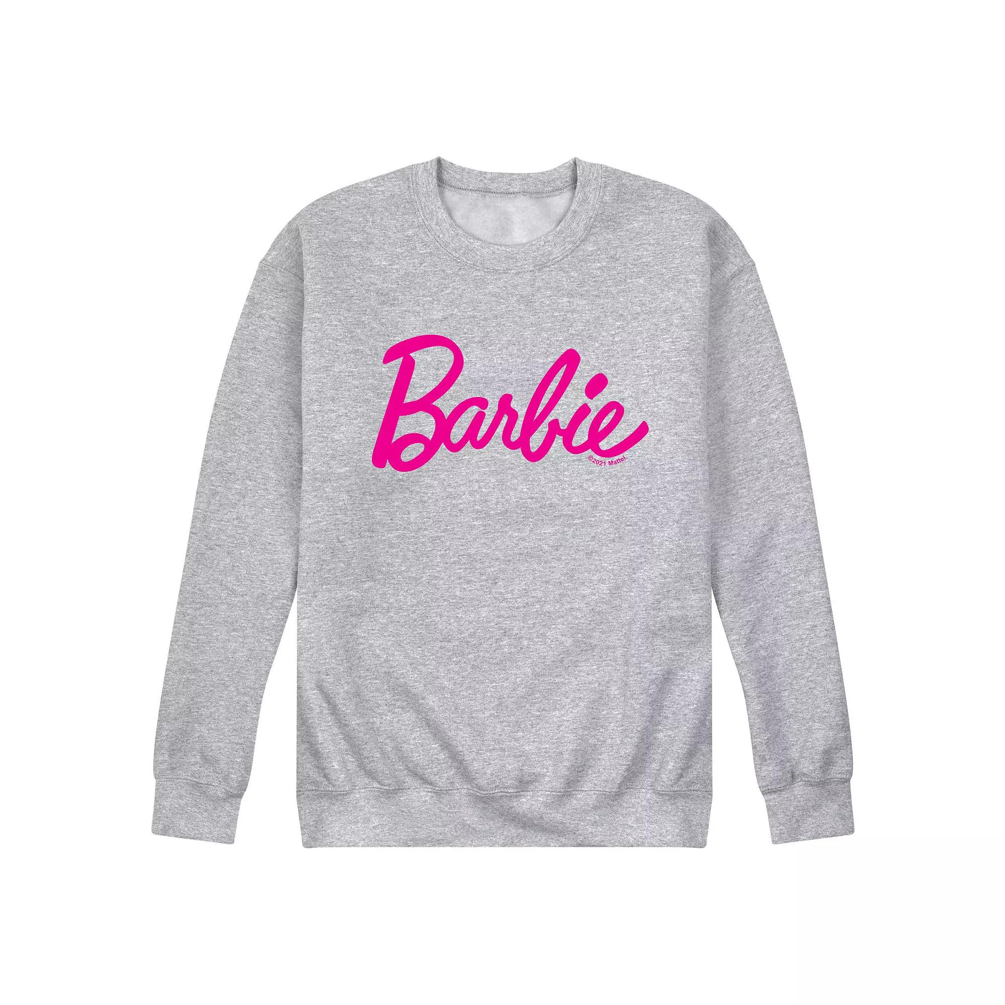 Men's Barbie Classic Logo Fleece Sweatshirt,  Product Image