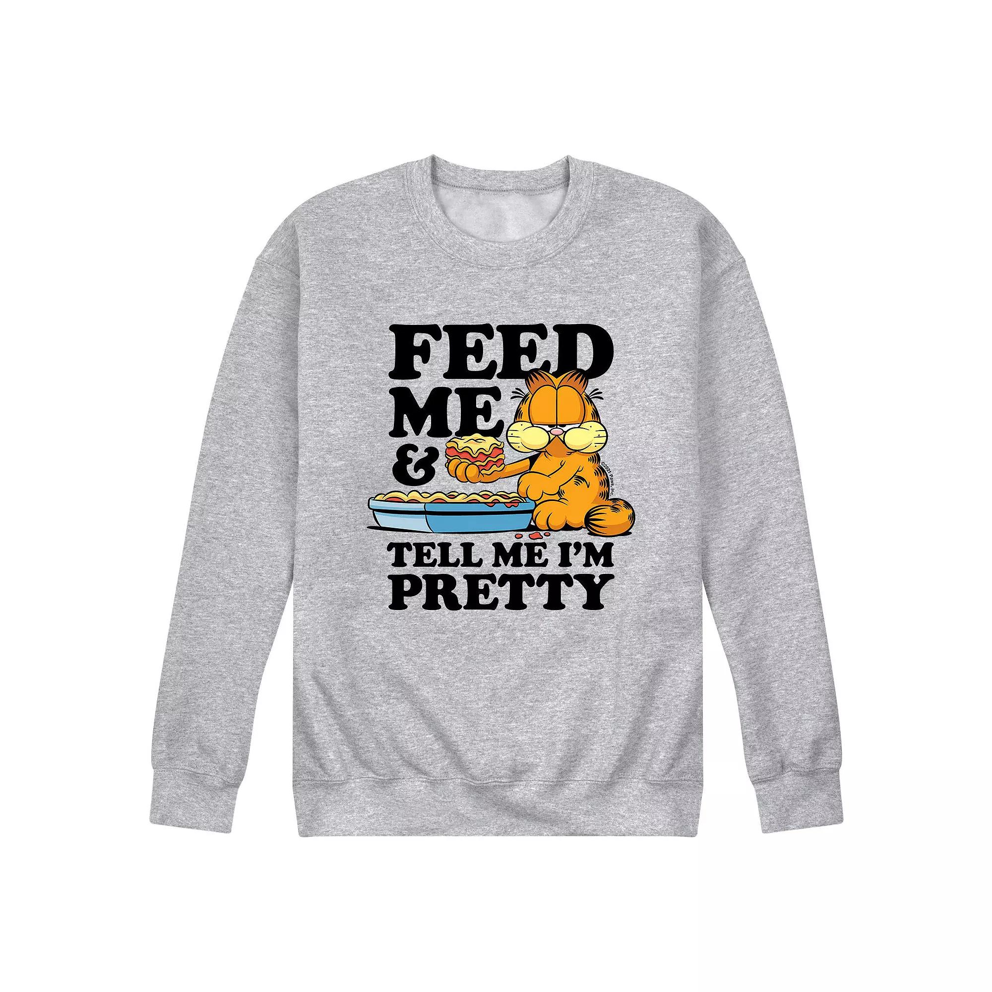 Men's Garfield Feed Me Sweatshirt,  Product Image