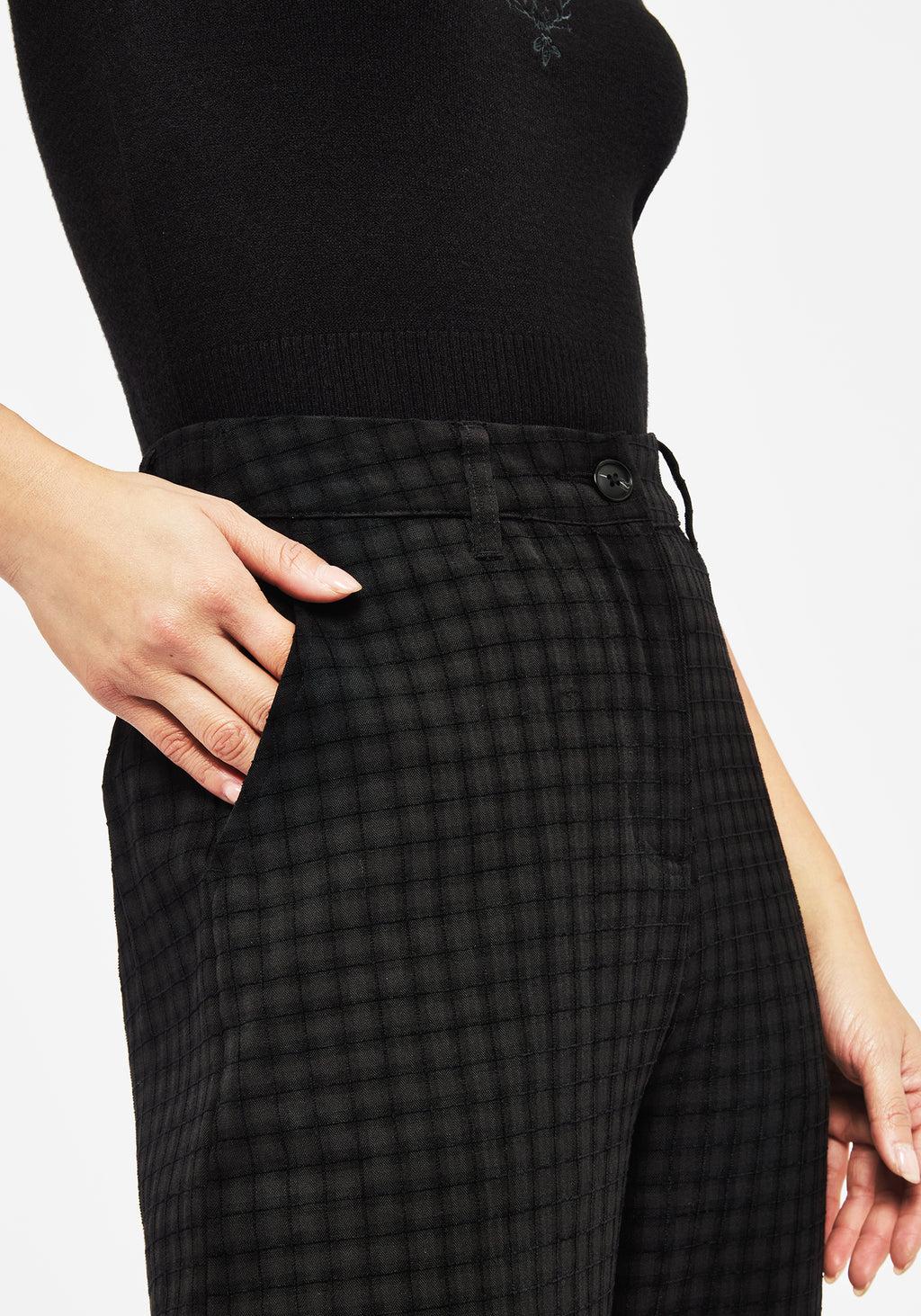 Ziggy Check Straight Leg Trousers Product Image