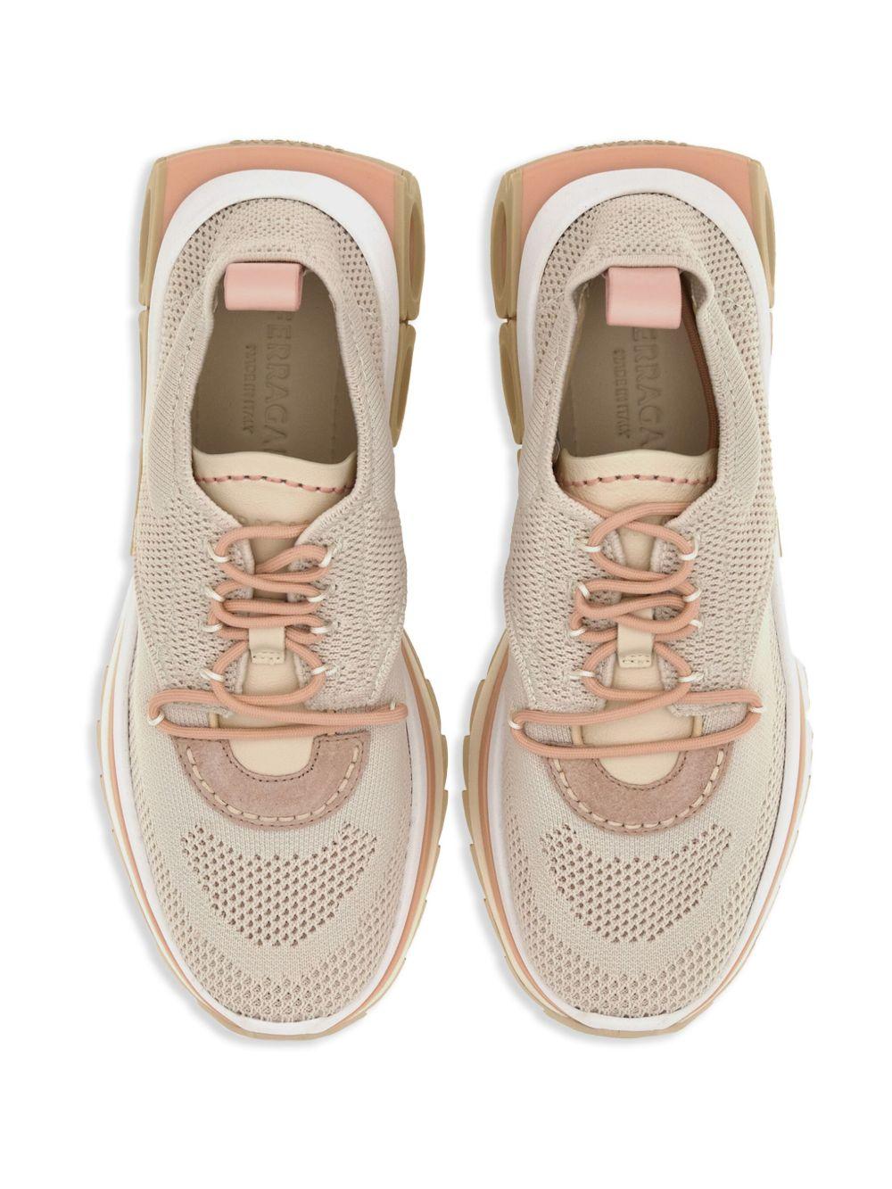 Gancini panelled sneakers Product Image