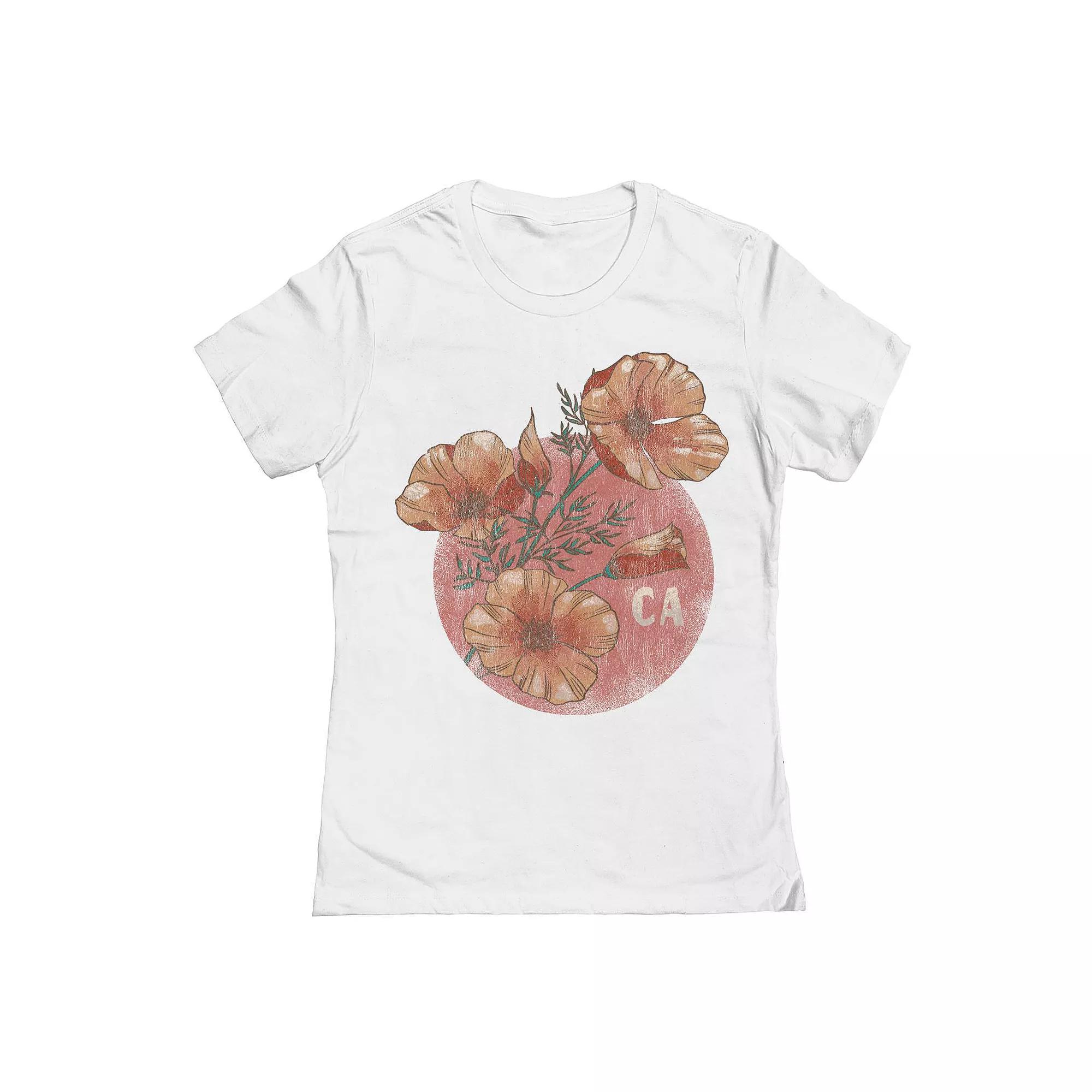 Junior's Calipoppy Graphic Tee, Girl's,  Product Image