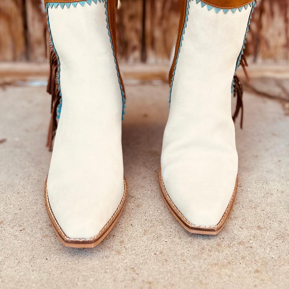 Gizelle Fringe Boots Product Image