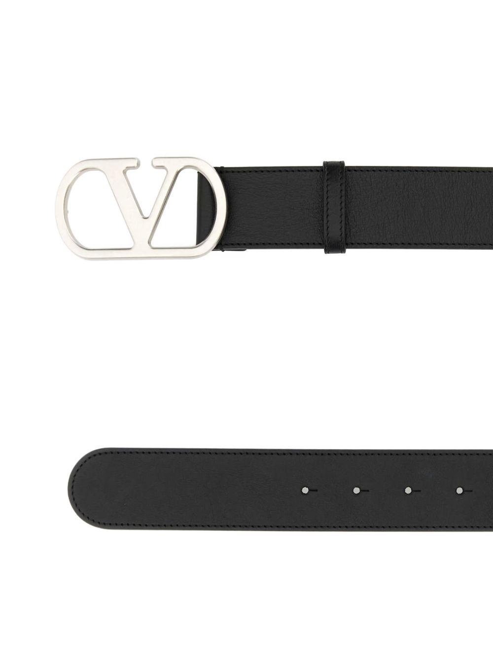 VLogo Signature leather belt Product Image