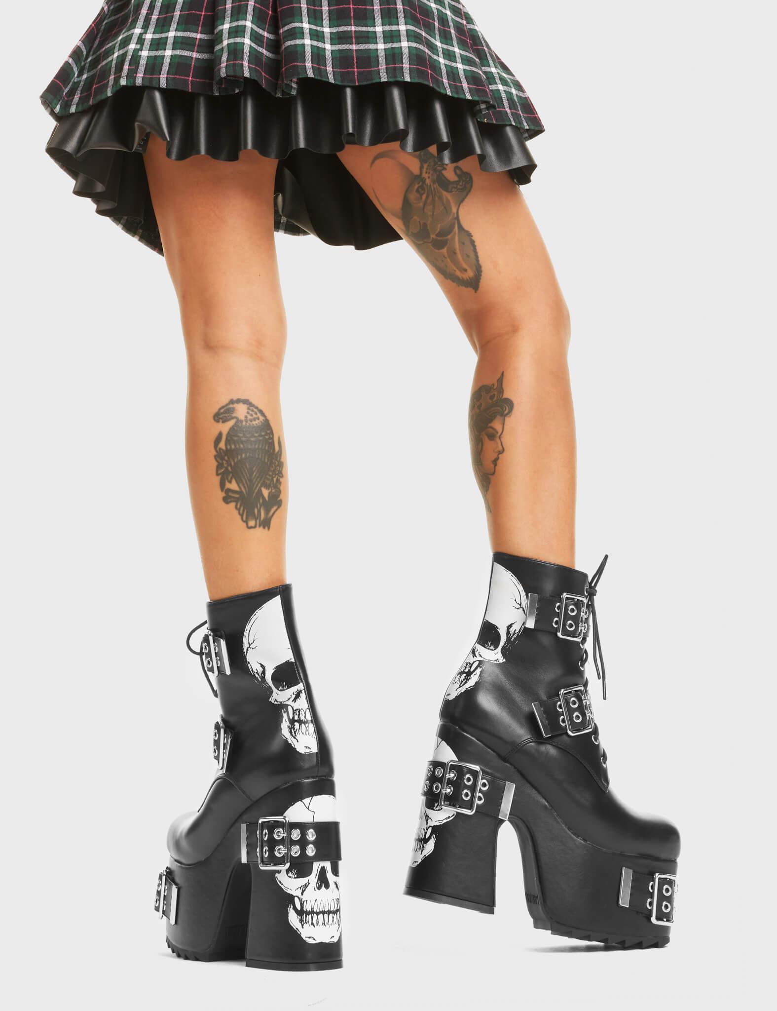 Whatever Chunky Platform Ankle Boots Product Image