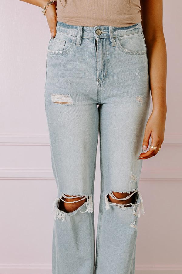 The Gilmore High Waist Distressed Flare Product Image